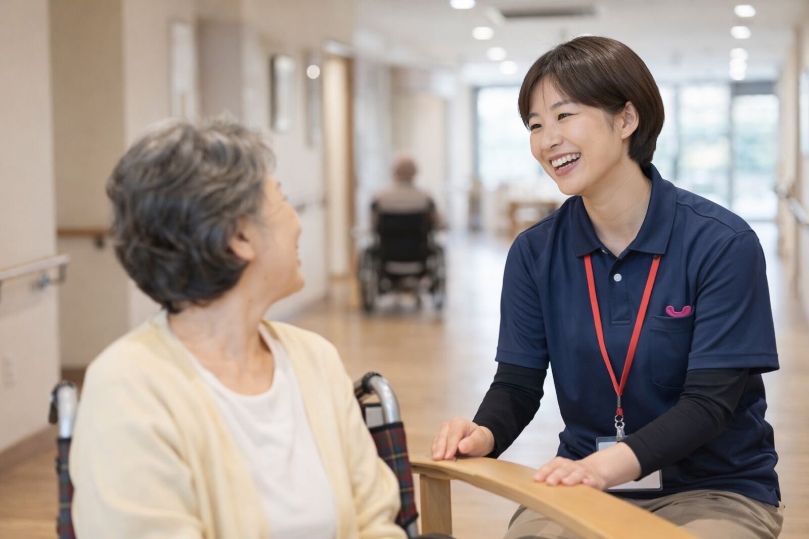 入社後フォローアップの様子