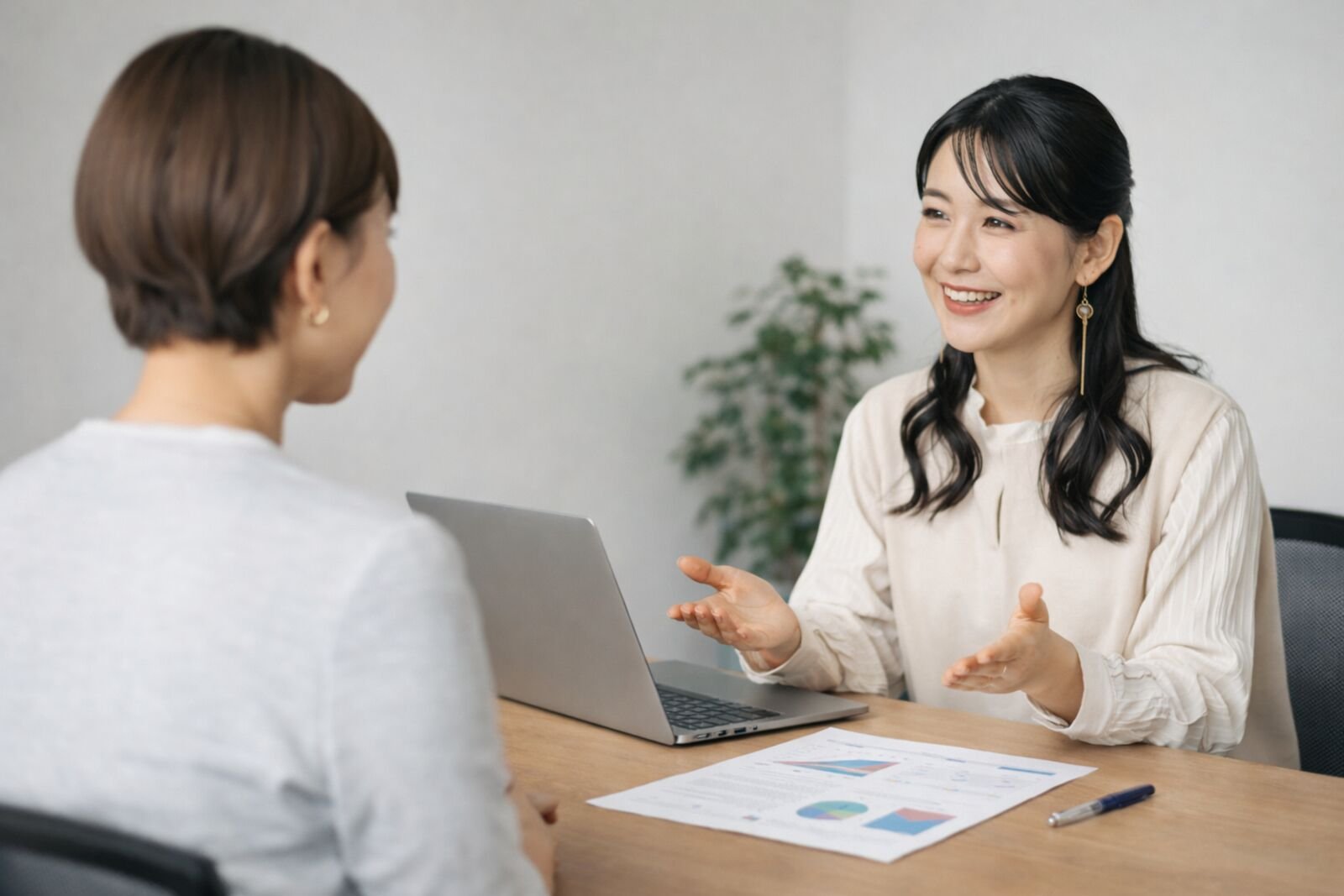 キャリア面談の様子